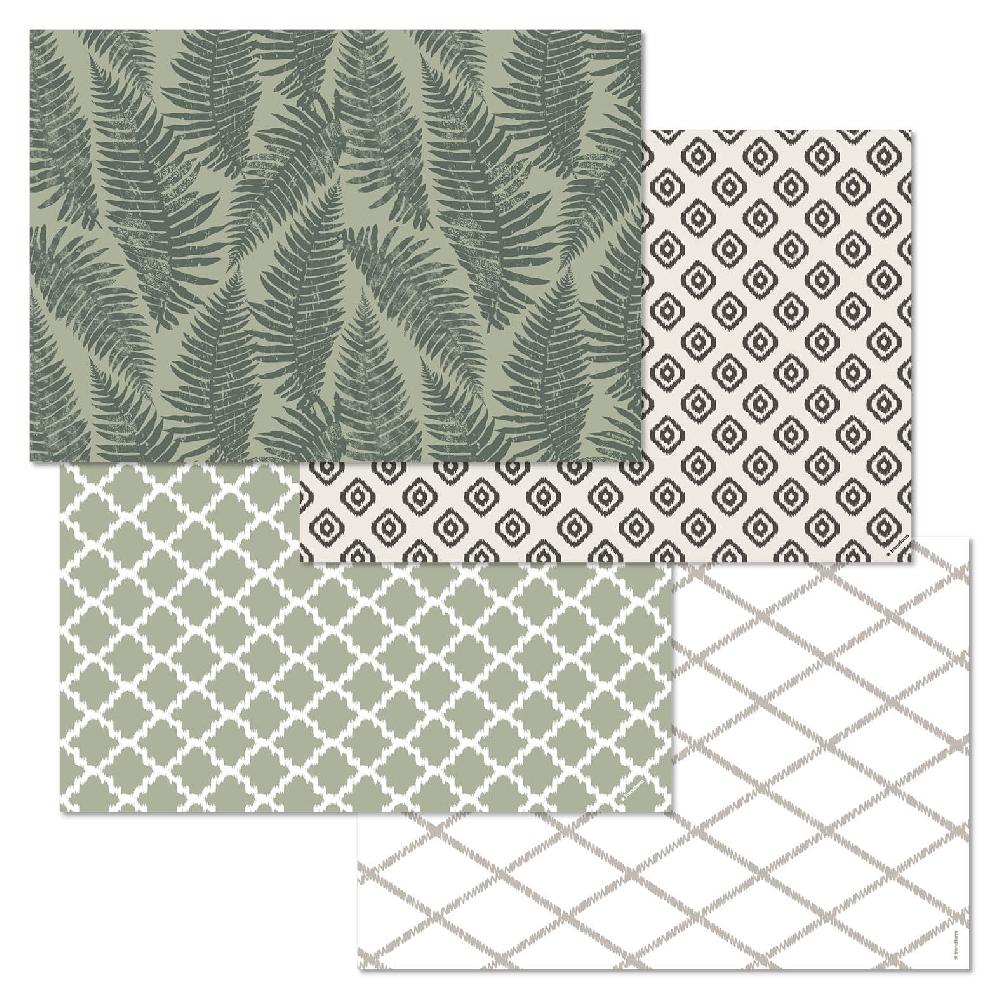 trendform Papiertischset SPRINGTIME 4 Sujets à 12 Blatt