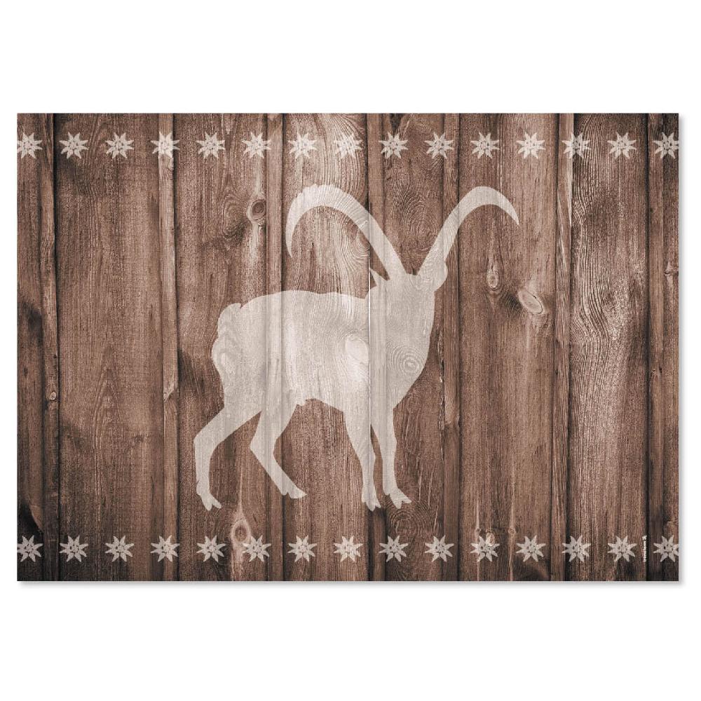 Trendform Papiertischset STEINBOCK 4 Sujets à 12 Blatt