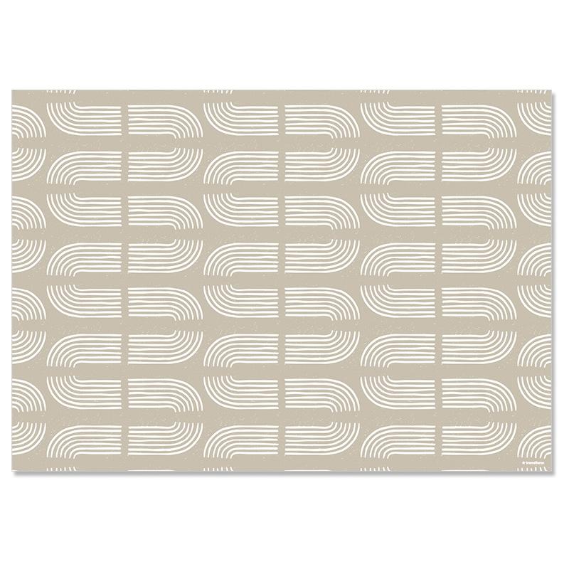 Trendform Papiertischset STONE GARDEN 4 Sujets à 12 Blatt