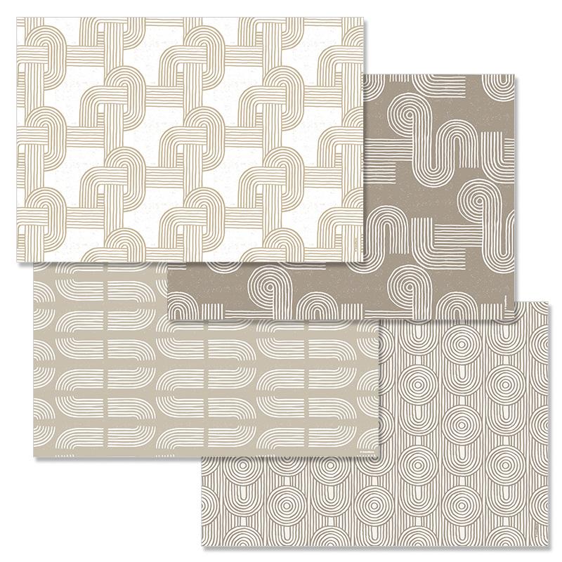 trendform Papiertischset STONE GARDEN 4 Sujets à 12 Blatt