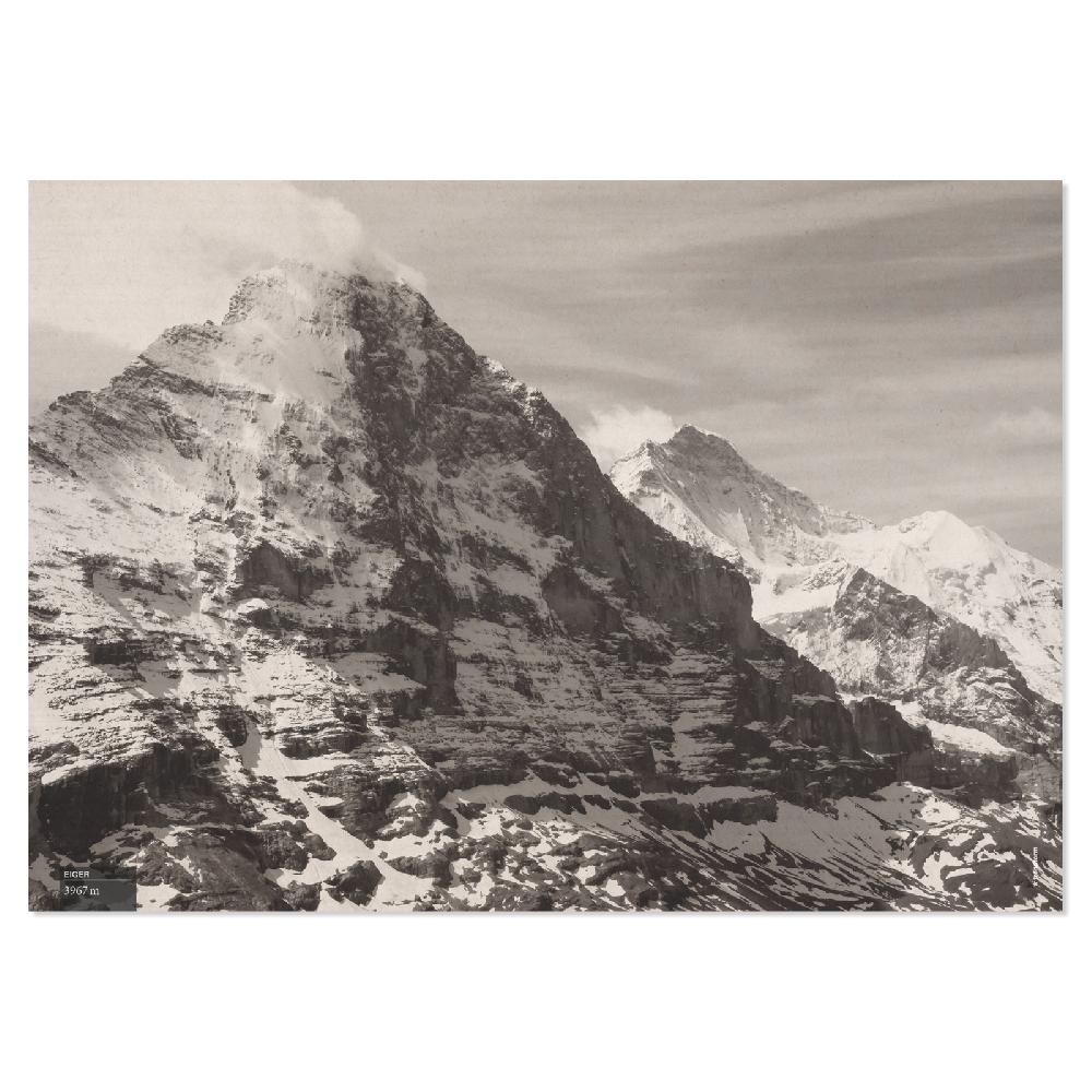 Trendform Papiertischset SWISS PEAKS 4 Sujets à 12 Blatt