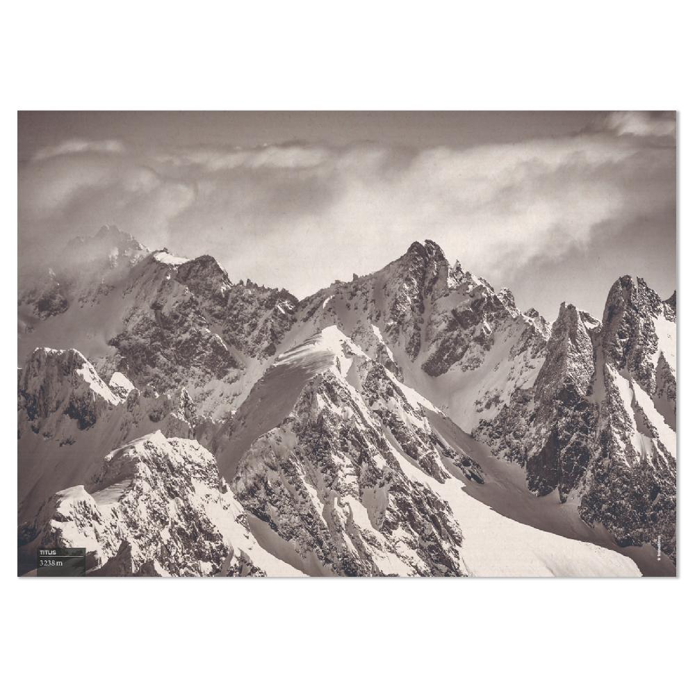 Trendform Papiertischset SWISS PEAKS 4 Sujets à 12 Blatt