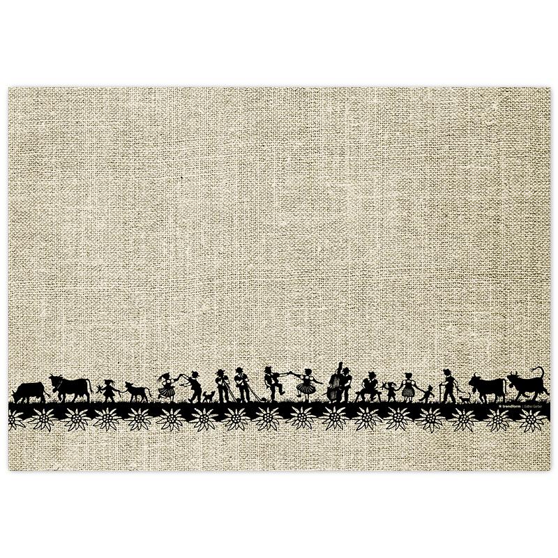 Trendform Papiertischset SWISS TRADITION 3 4 Sujets à 12 Blatt