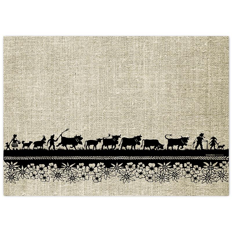 Trendform Papiertischset SWISS TRADITION 3 4 Sujets à 12 Blatt