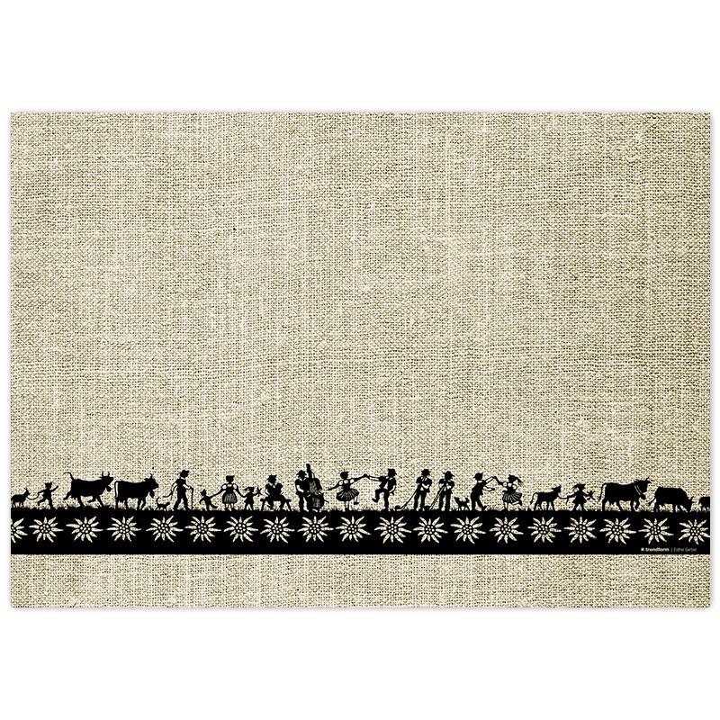 Trendform Papiertischset SWISS TRADITION 3 4 Sujets à 12 Blatt