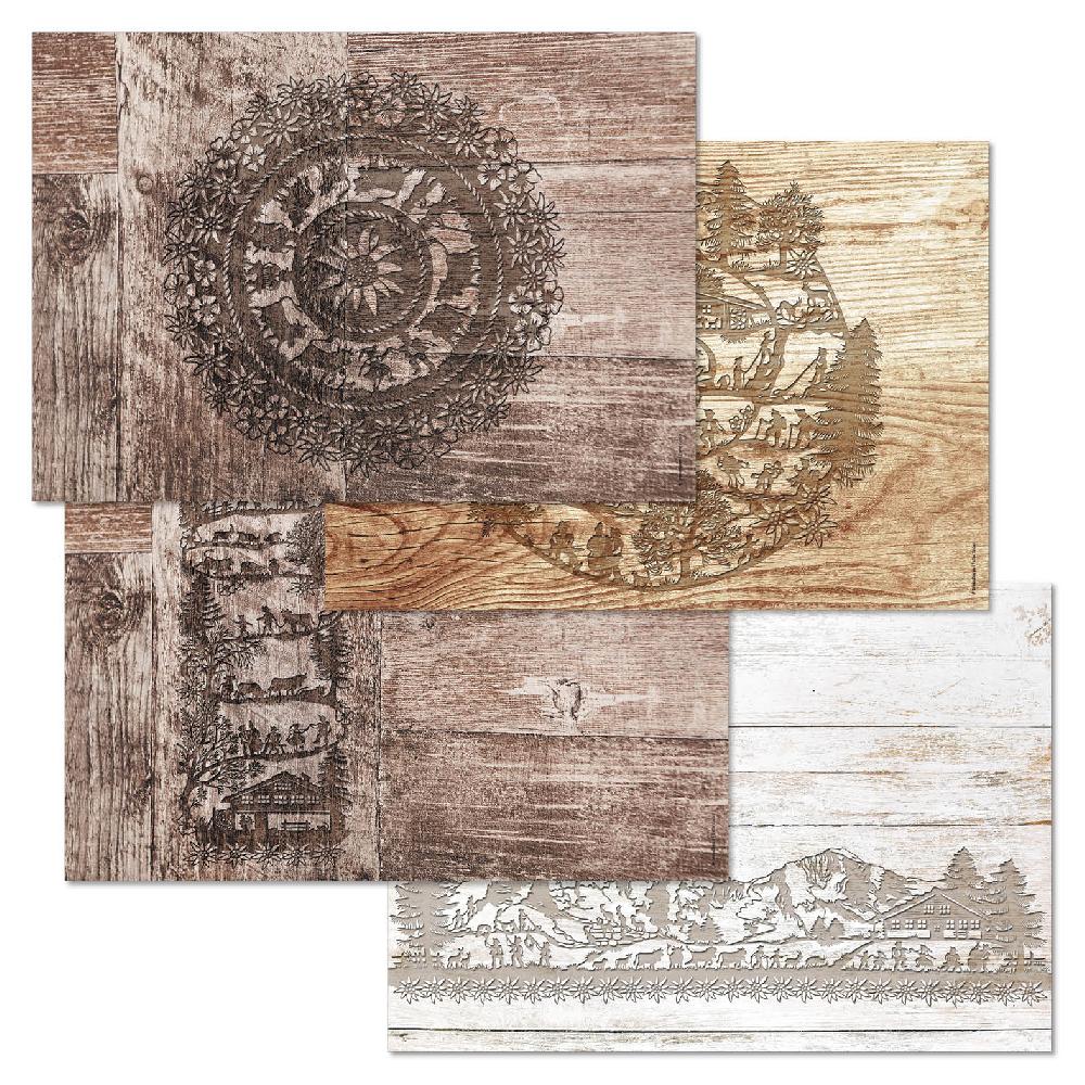 trendform Papiertischset SWISS TRADITION 4 4 Sujets à 12 Blatt