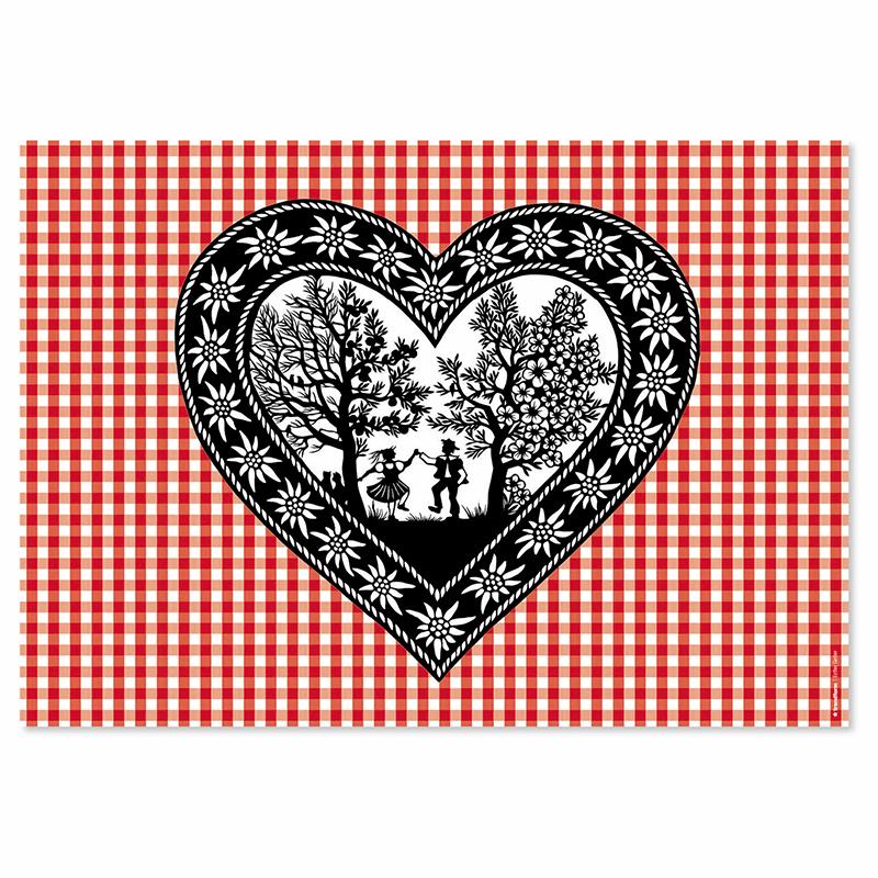 Trendform Papiertischset SWISS TRADITION 5 4 Sujets à 12 Blatt