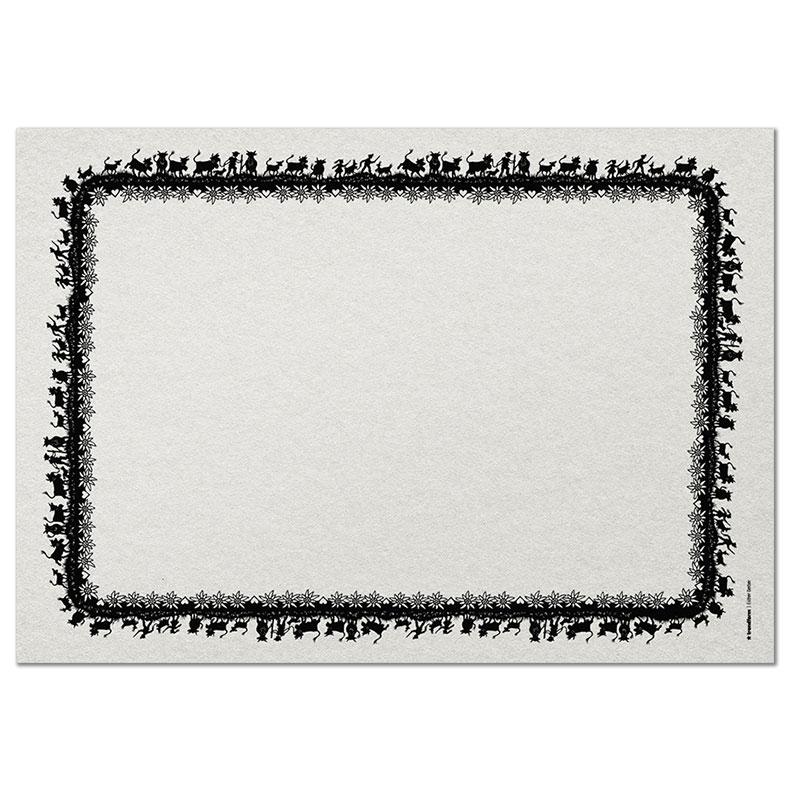 Trendform Papiertischset SWISS TRADITION 6 2 Sujets à 25 Blatt