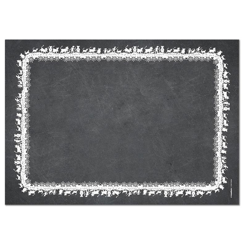 Trendform Papiertischset SWISS TRADITION 6 2 Sujets à 25 Blatt