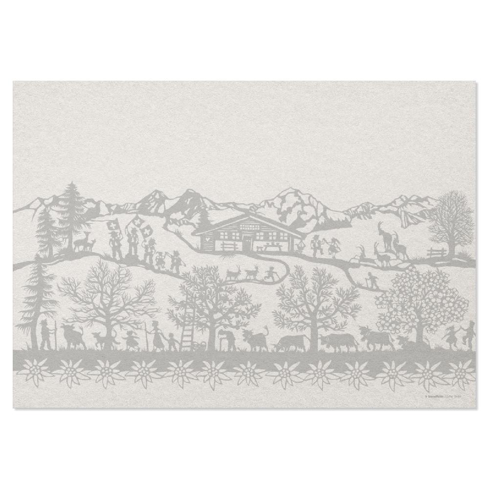 Trendform Papiertischset SWISS TRADITION 9 4 Sujets à 12 Blatt
