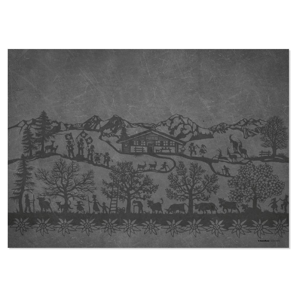 Trendform Papiertischset SWISS TRADITION 9 4 Sujets à 12 Blatt