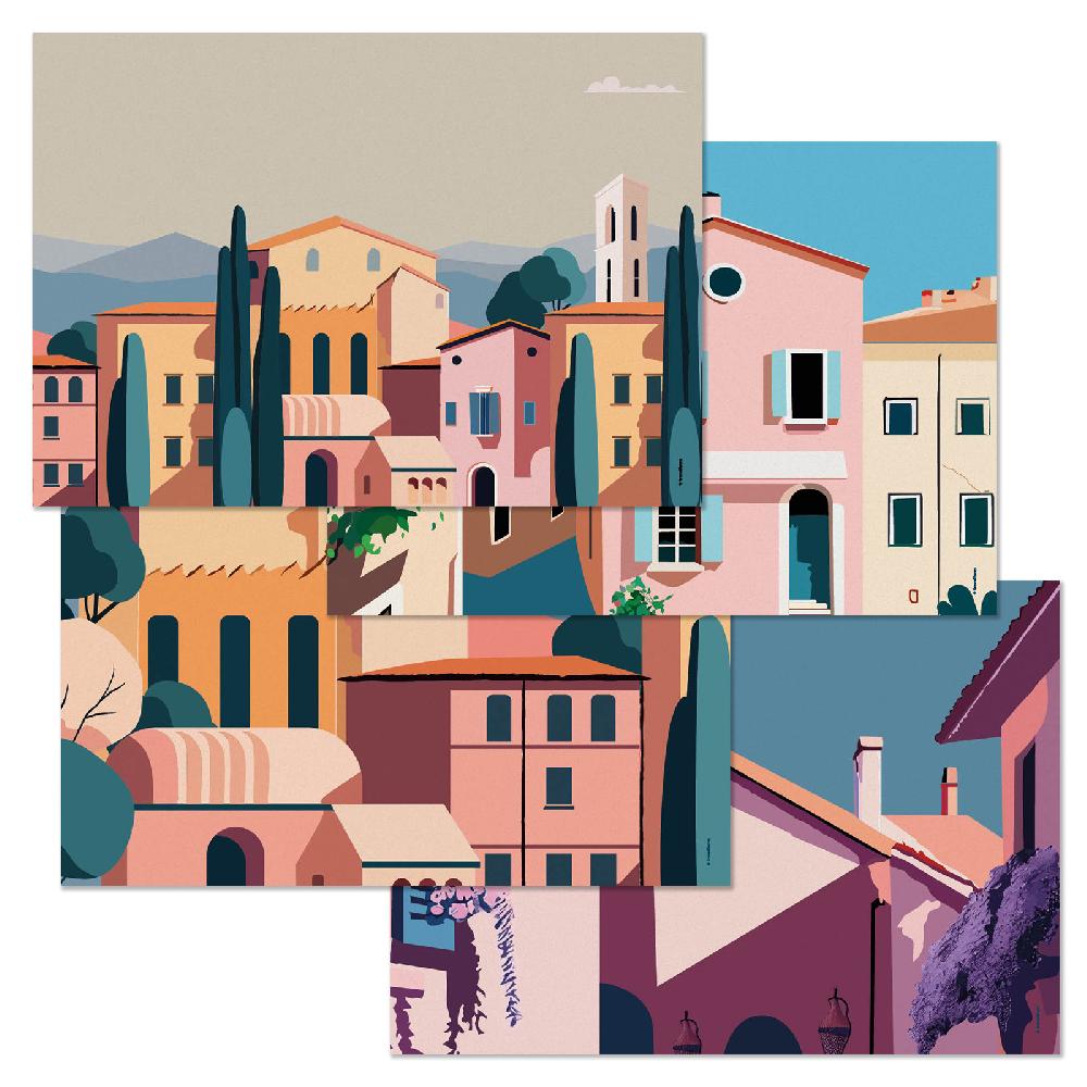 trendform Papiertischset TICINO 4 Sujets à 12 Blatt