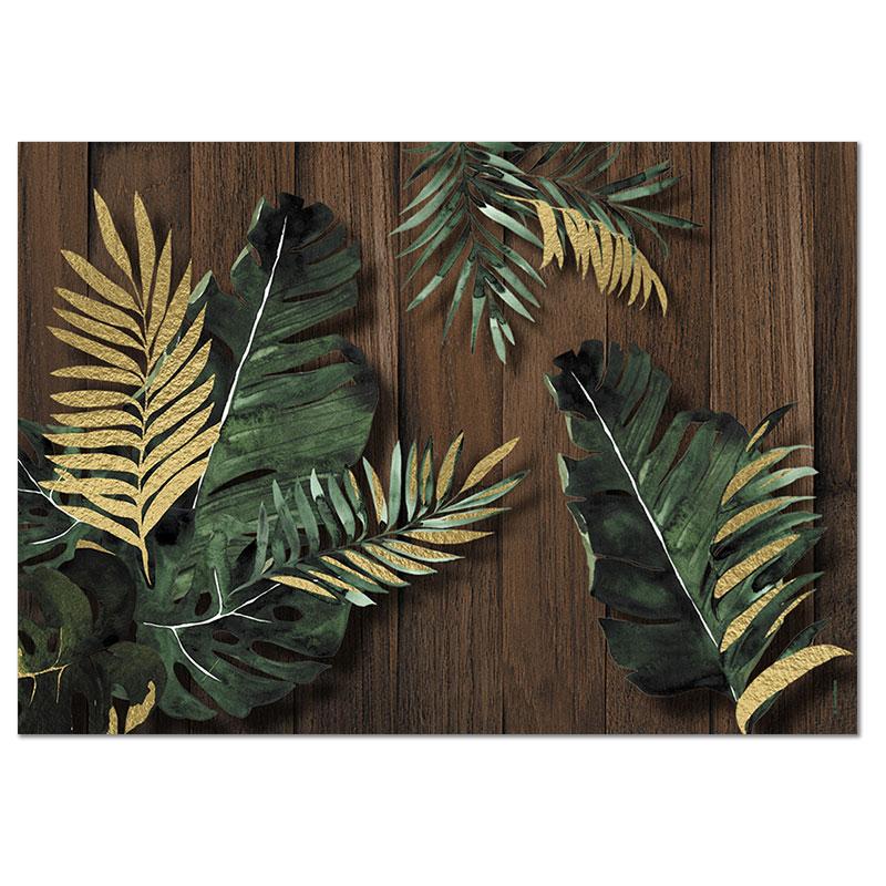 Trendform Papiertischset TROPICAL GOLD 4 Sujets à 12 Blatt