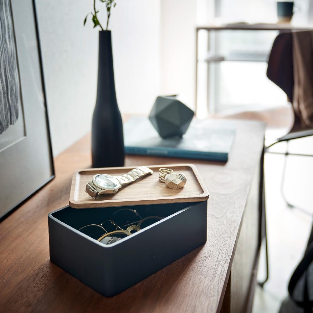 Trendform Schmuck-Aufbewahrungsbox RIN Schwarz Mit Deckel