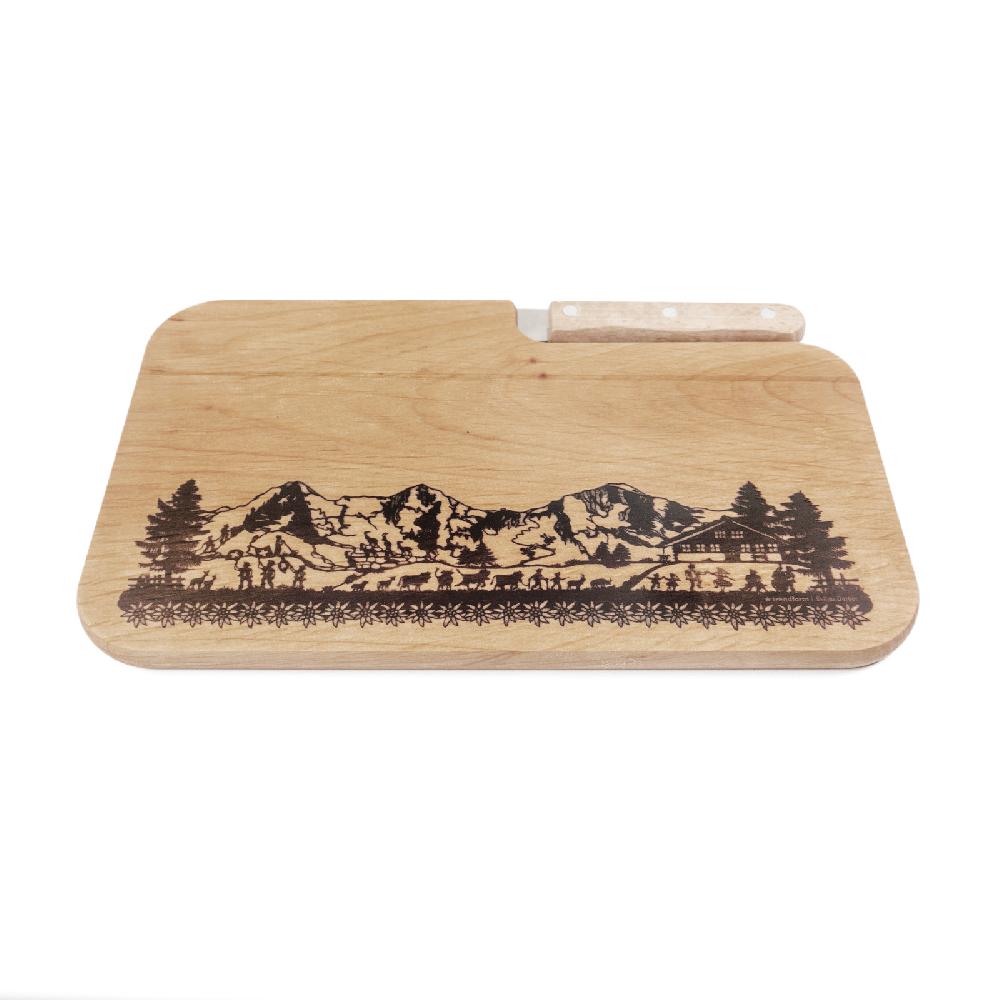 trendform Schneidebrett SWISS TRADITION 2 inkl. Messer