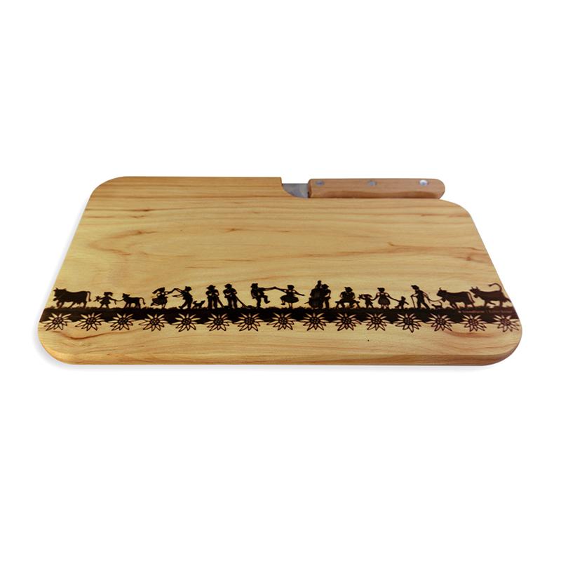 trendform Schneidebrett SWISS TRADITION inkl. Messer