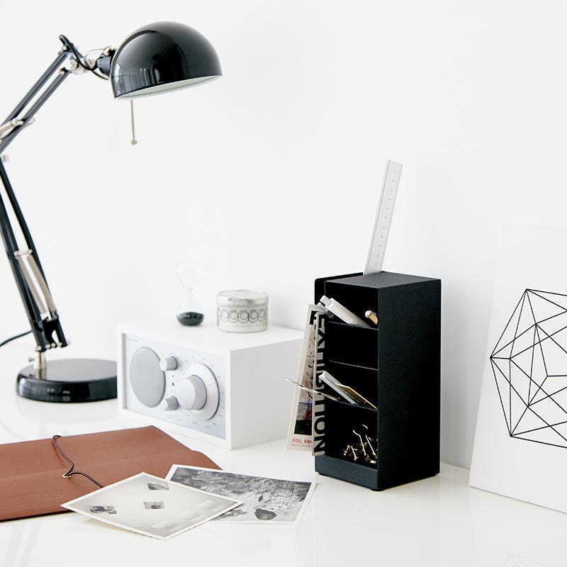 Trendform Schreibstifthalter TOWER PEN STAND Schwarz