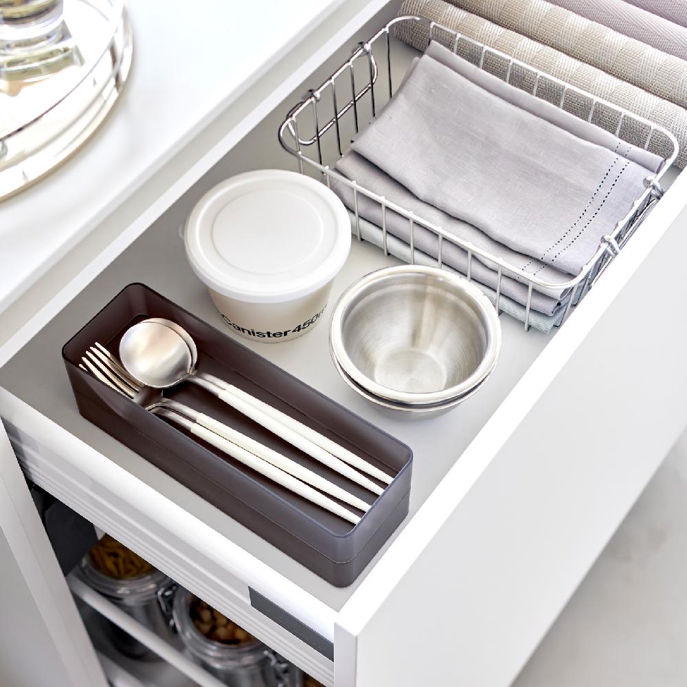 Trendform Schubladen Organizer L TOWER Schwarz 2er Set