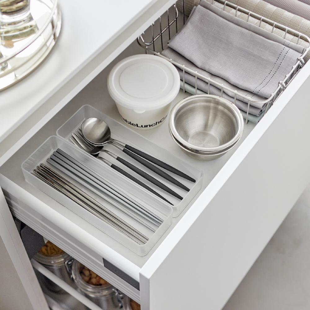 Trendform Schubladen Organizer L TOWER Weiss 2er Set