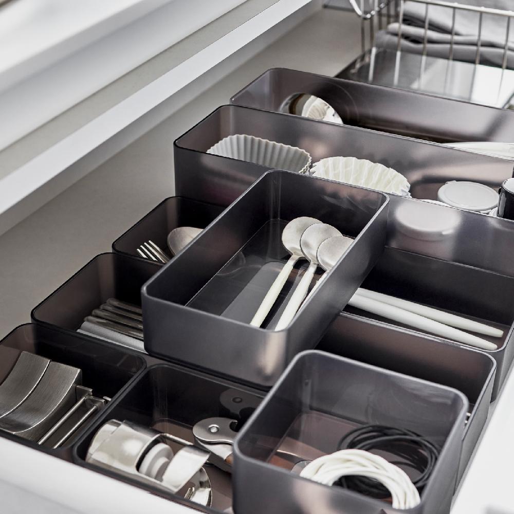 Trendform Schubladen Organizer M TOWER Schwarz 2er Set