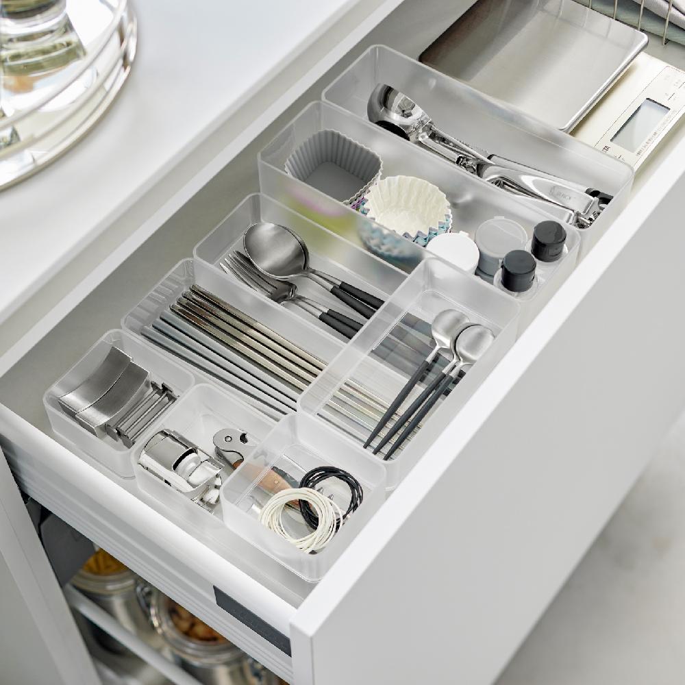 Trendform Schubladen Organizer M TOWER Weiss 2er Set