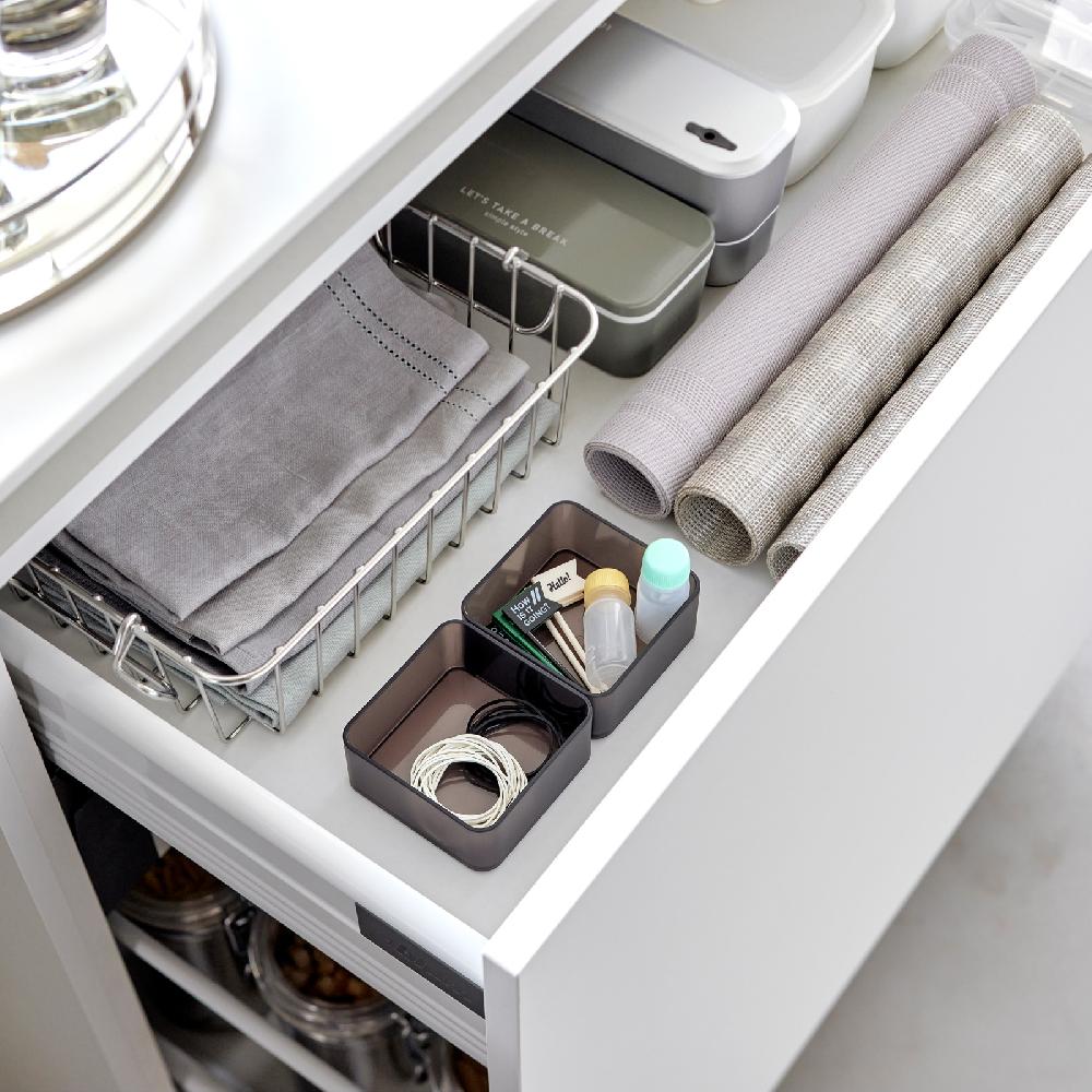 Trendform Schubladen Organizer S TOWER Schwarz 2er Set