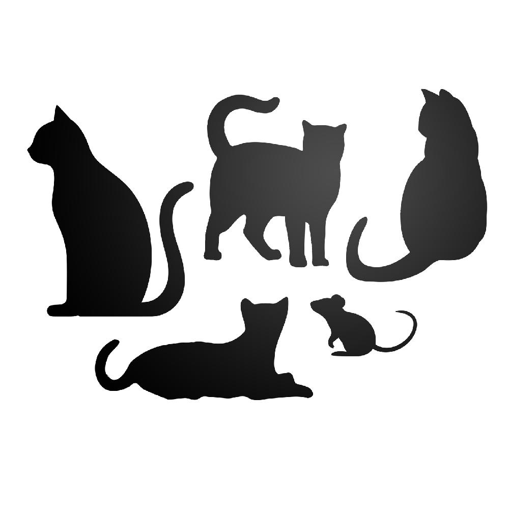 Trendform Selbstklebende Haftflächen ELEMENT FLEX CAT Für Magnete 5er Set Schwarz