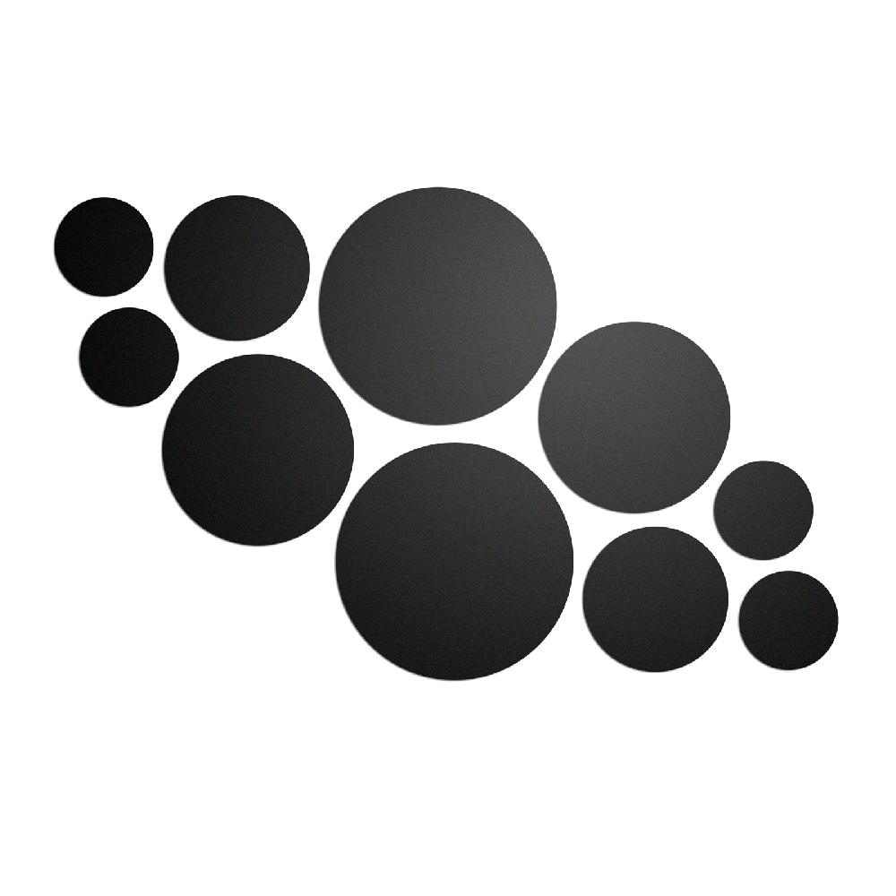 trendform Selbstklebende Haftpunkte ELEMENT FLEX CIRCLE für Magnete 10er Set schwarz