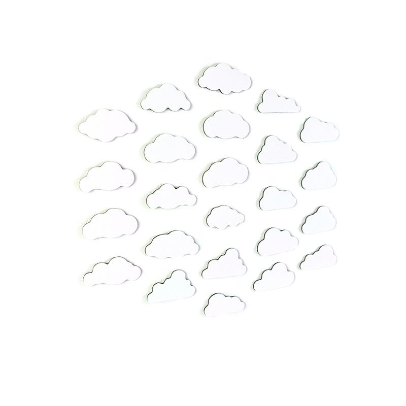 trendform Selbstklebende Haftpunkte ELEMENT FLEX CLOUD für Magnete 24er Set weiss