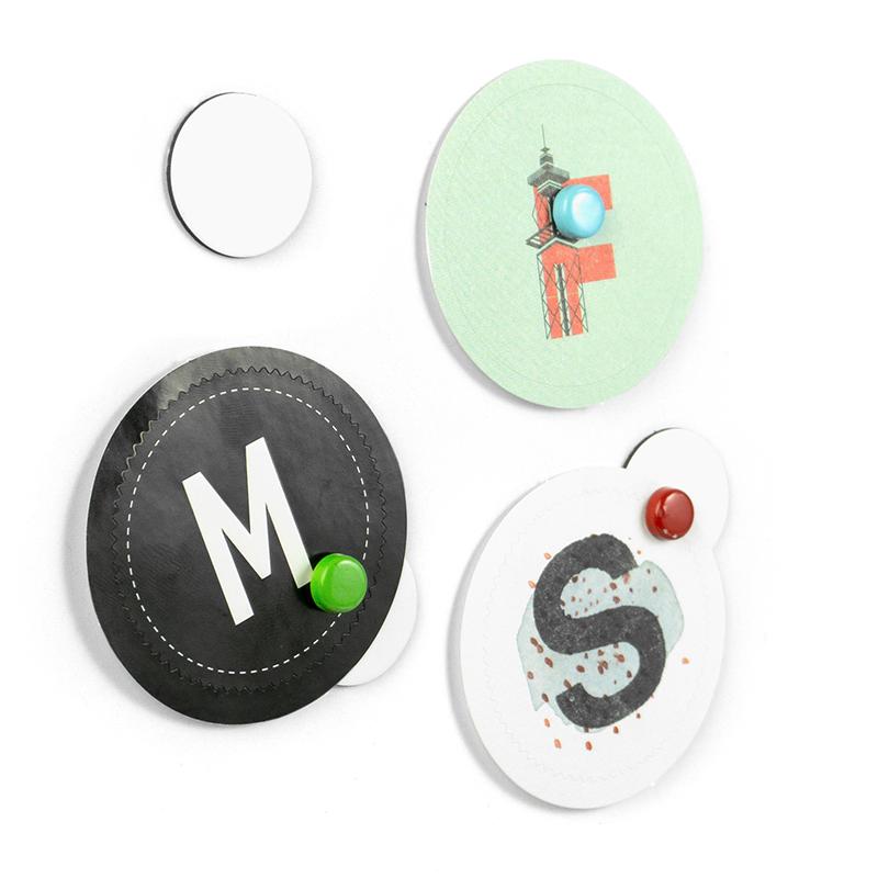 Trendform Selbstklebende Haftpunkte ELEMENT FLEX DOT Für Magnete 28er Set Weiss