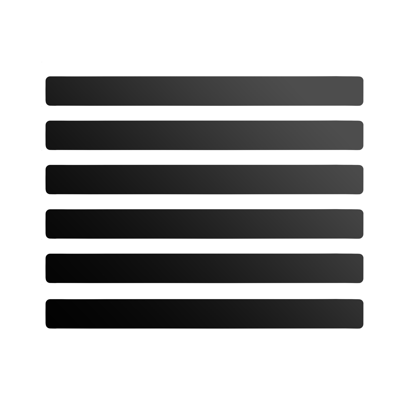 Trendform Selbstklebende Haftstreifen ELEMENT FLEX STRIP Für Magnete 6er Set Schwarz