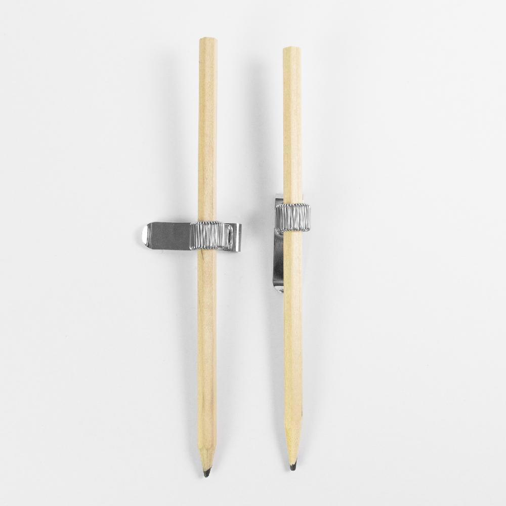 Trendform Stiftehalter PEN HOLDER CLIP 2er Set Silber