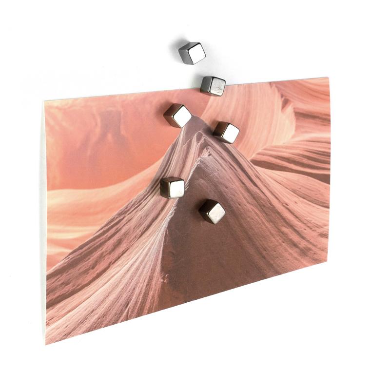 Trendform Superstrong Magnets CUBE MEDIUM 6er Set Graphit