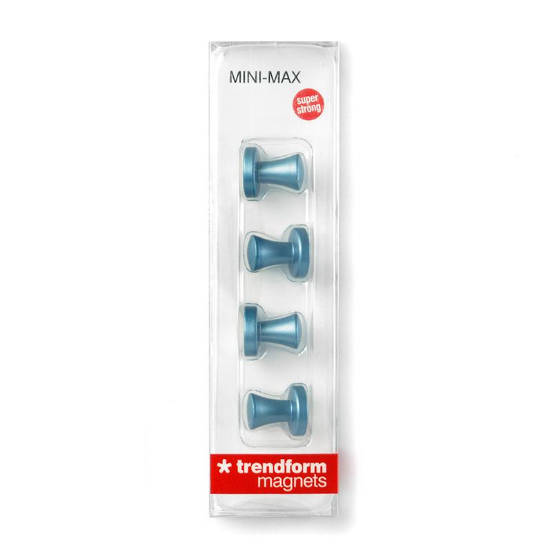 Trendform Superstrong Magnets MINI-MAX 4er Set Blau
