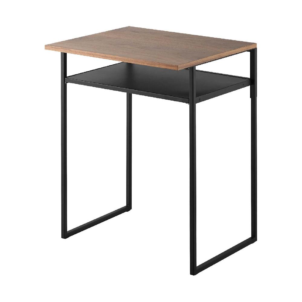 trendform Tisch mit Holzablage/Ausziehplatte TOWER schwarz