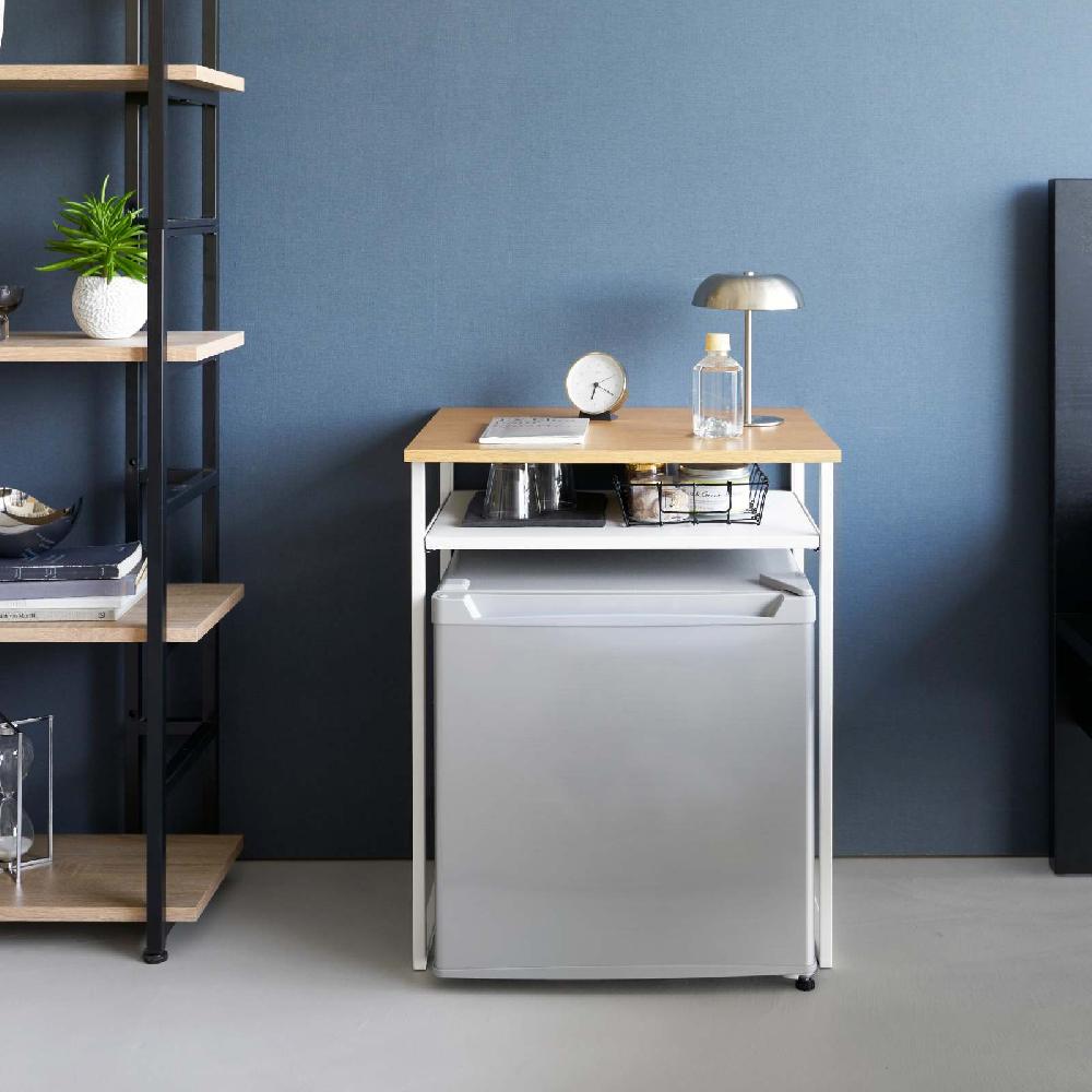 Trendform Tisch Mit Holzablage/Ausziehplatte TOWER Weiss