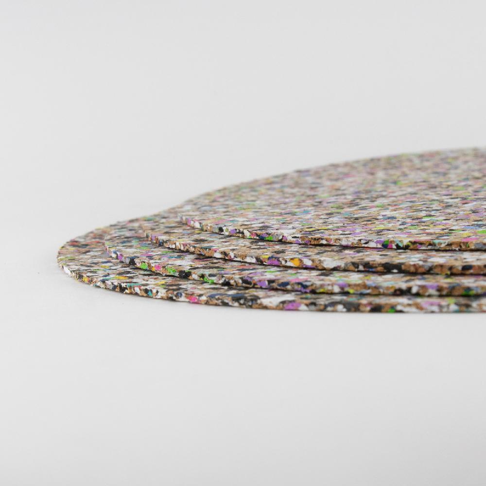 Trendform Tischset BEACH CLEAN CORK ROUND 4er Set Ø38cm