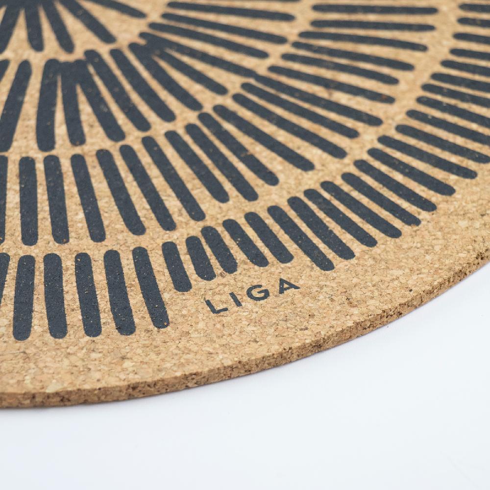 Trendform Tischset CORK MAX SANDY LINES 2er Set Ø34cm