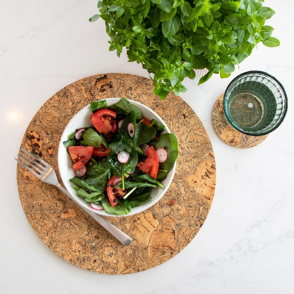 Trendform Tischset NATURAL CORK ROUND 4er Set Ø30cm