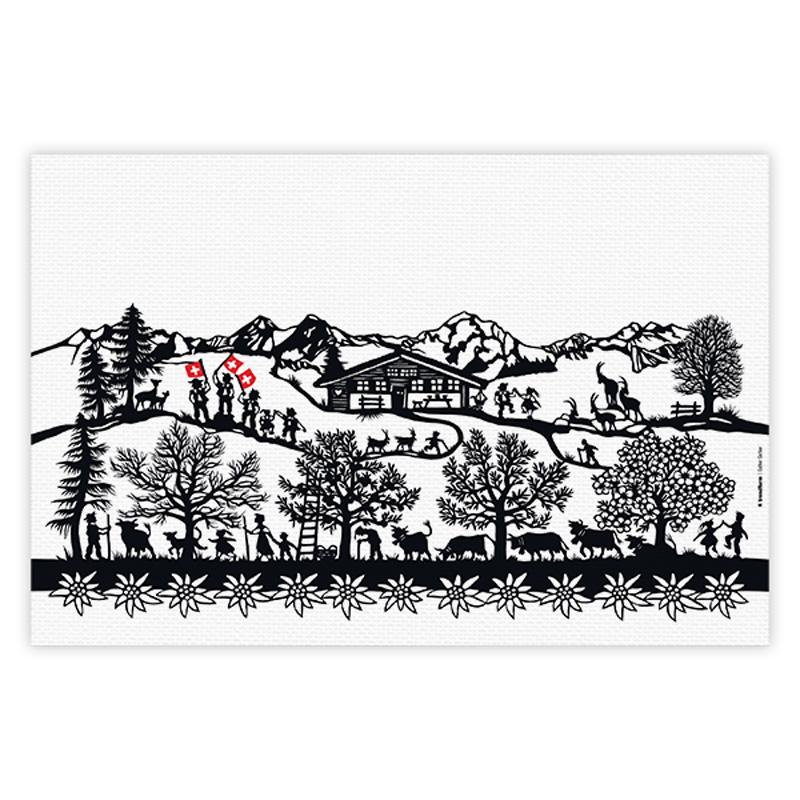 trendform Tischset SWISS TRADITION 2 Scherenschnitt Esther Gerber