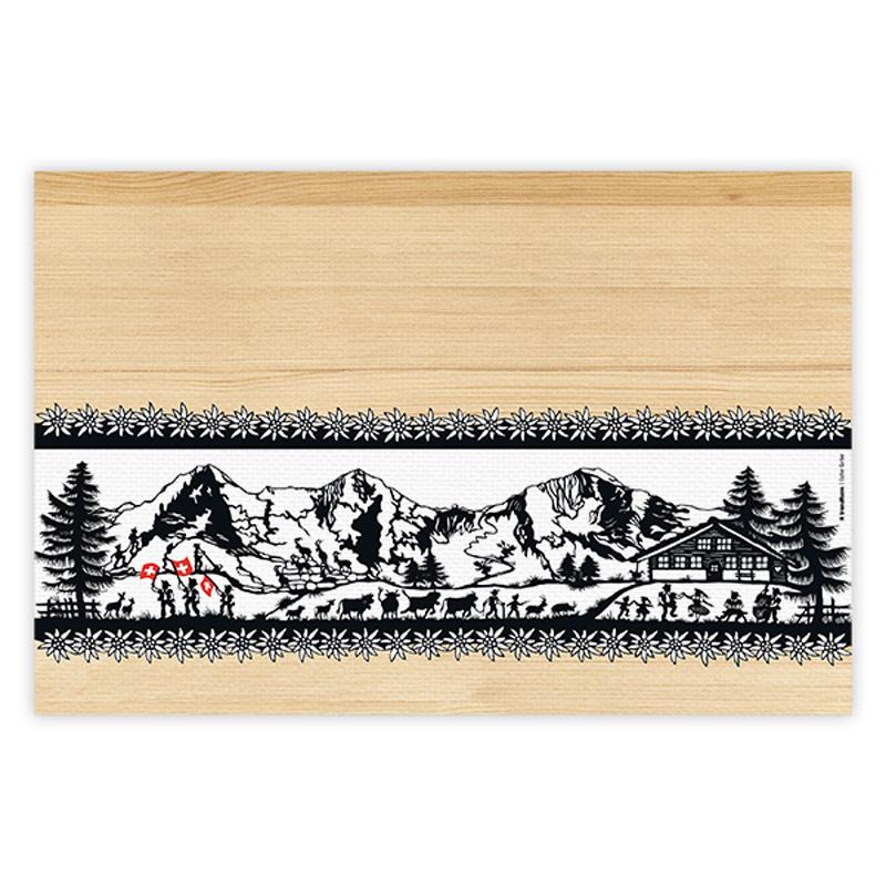 trendform Tischset SWISS WOOD 2 Scherenschnitt Esther Gerber