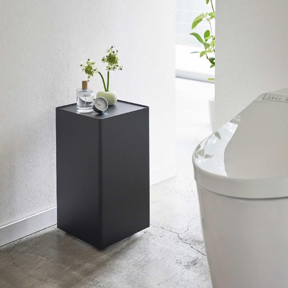 Trendform Toilettenpapieraufbewahrung TOWER Schwarz Mit Rollen