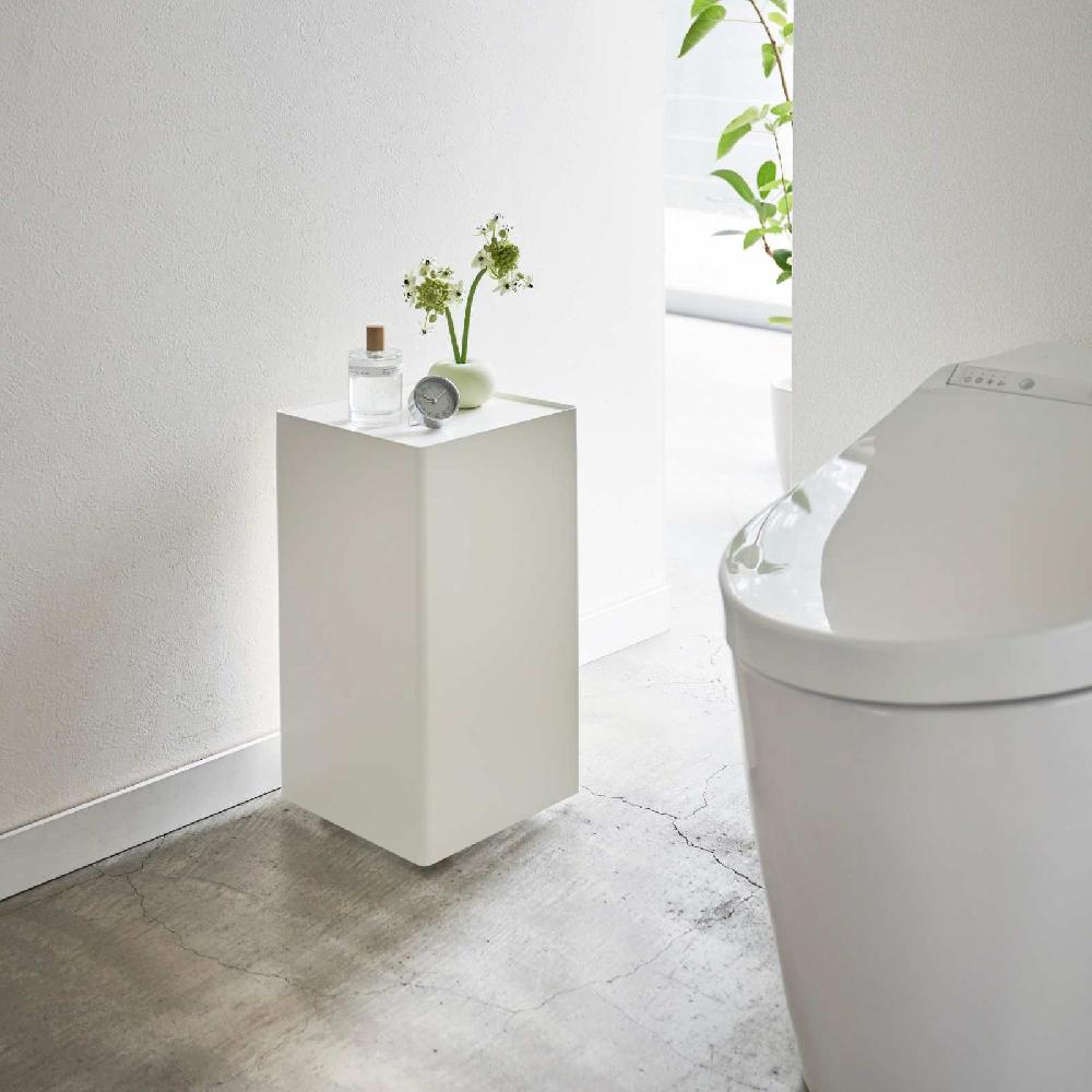 Trendform Toilettenpapieraufbewahrung TOWER Weiss Mit Rollen