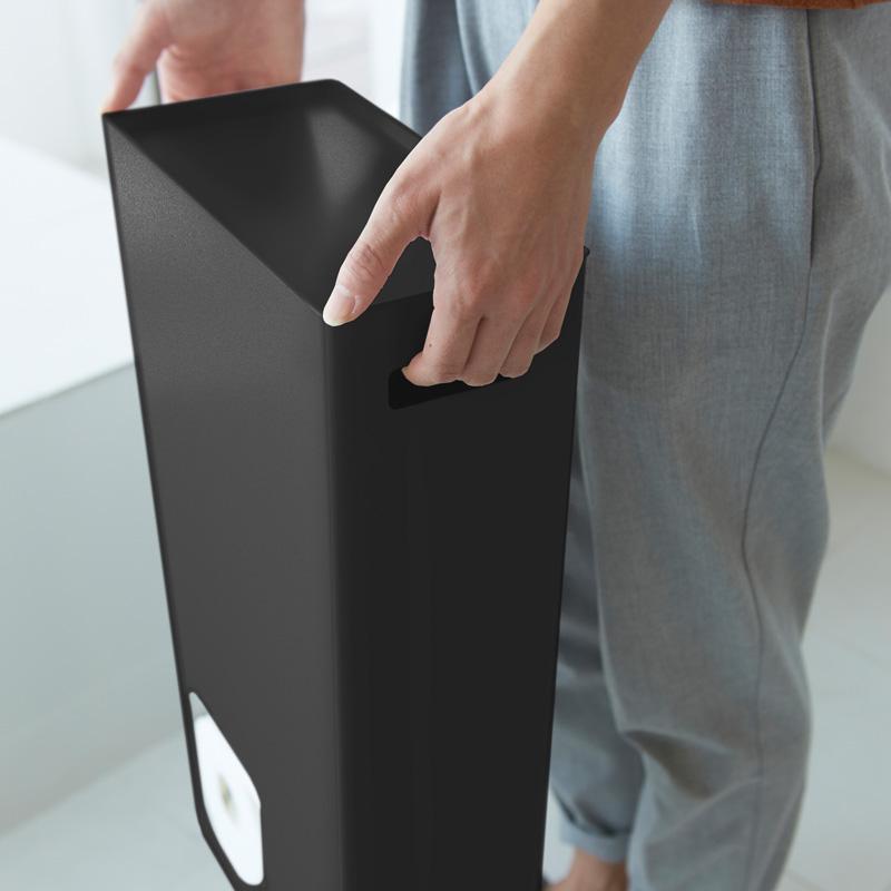 Trendform Toilettenpapierspender Gross TOWER Schwarz