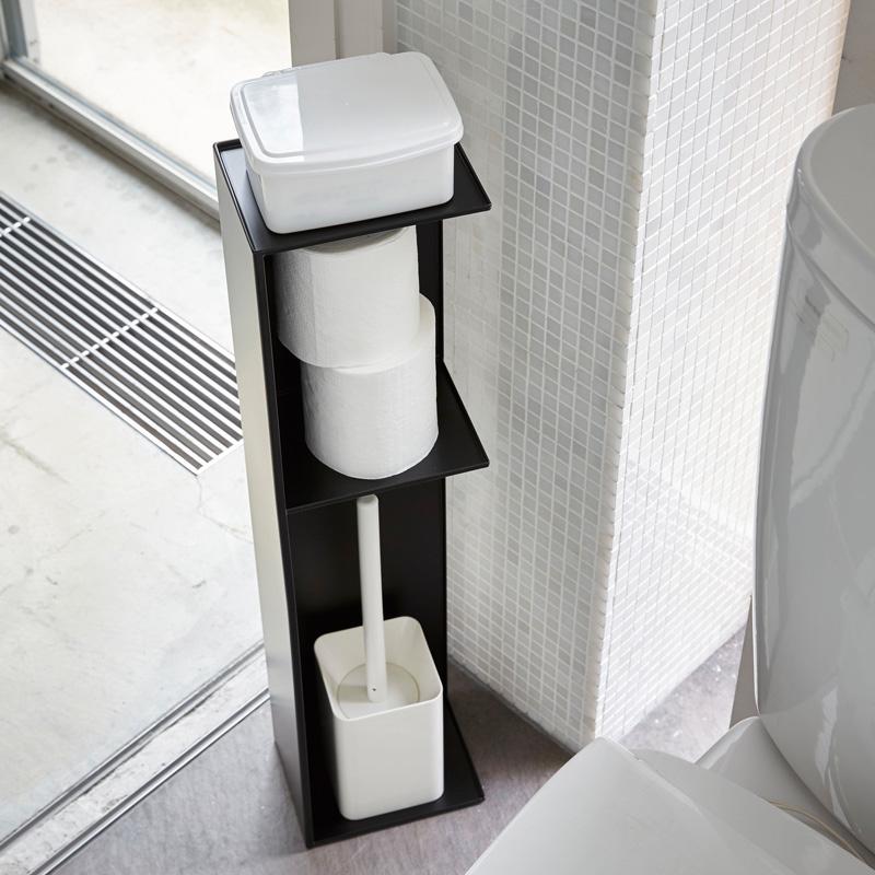 Trendform Toilettenpapierständer TOWER SLIM Schwarz