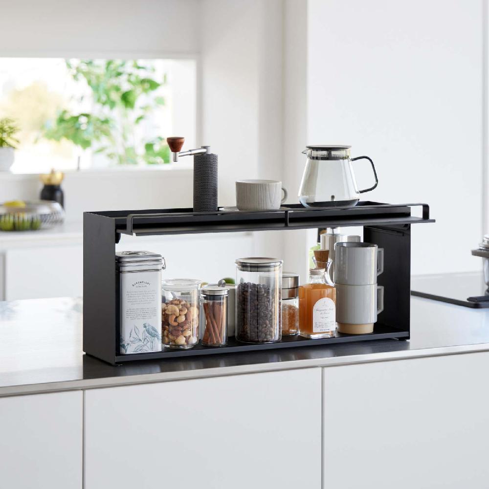 Trendform 2-stöckiges Gewürzregal TOWER Schwarz