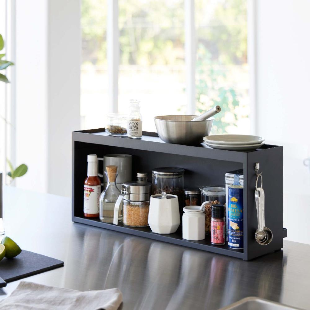 Trendform 2-stöckiges Gewürzregal TOWER Schwarz