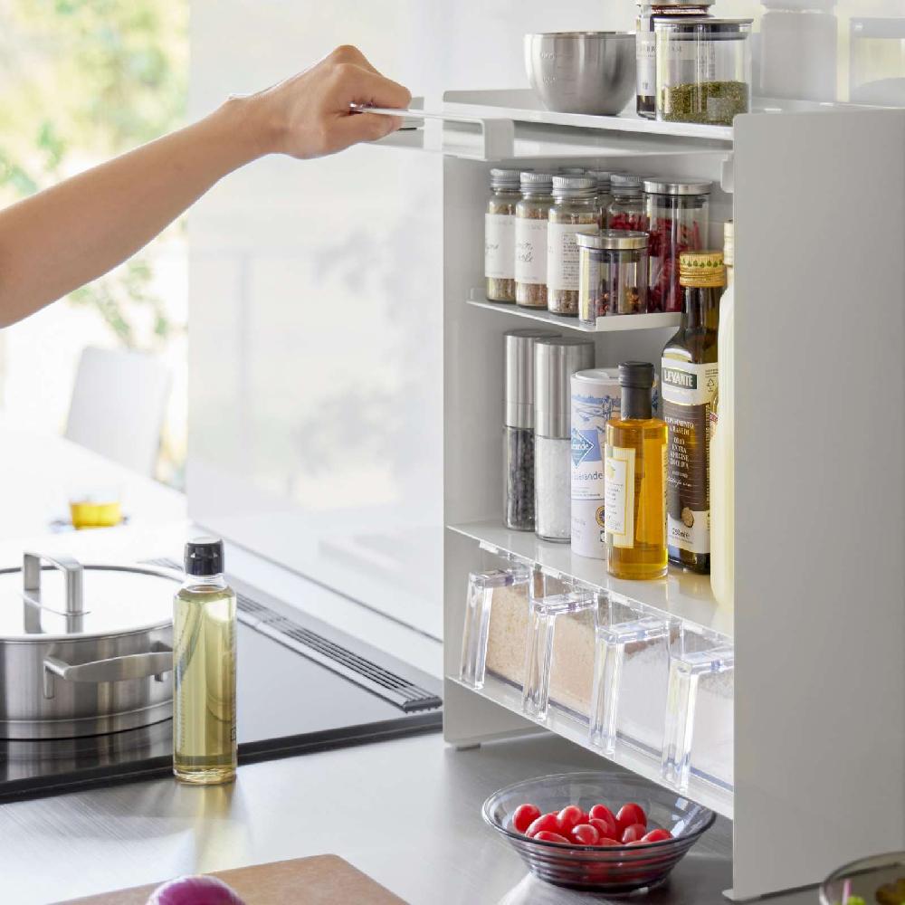 Trendform 3-stöckiges Gewürzregal TOWER Weiss