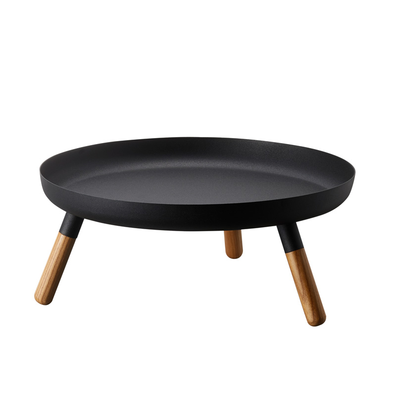 Trendform Ablage/Tablett Mit Füssen PLAIN Schwarz