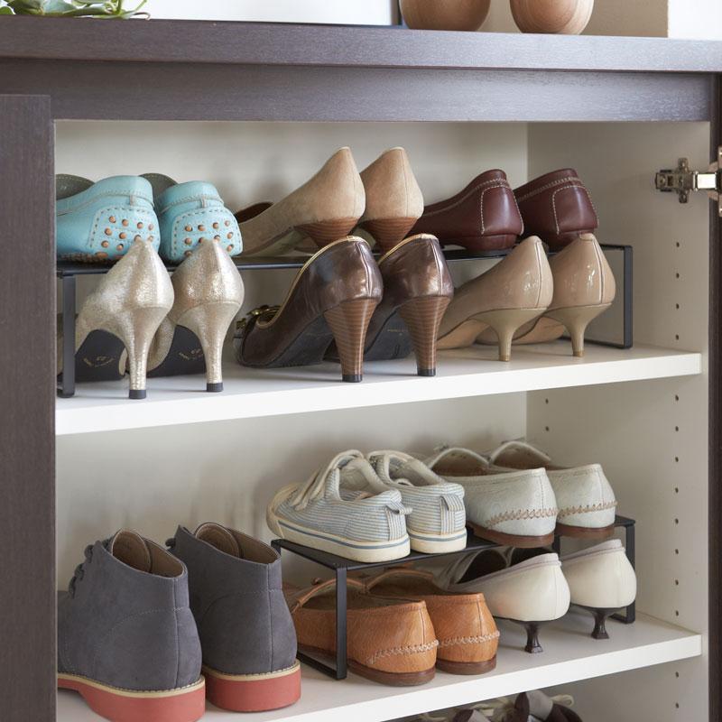 Trendform Ausziehbares Schuhgestell FRAME Schwarz